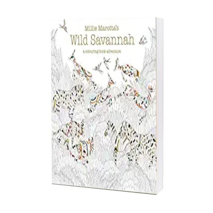 Millie Marotta's Wild Savannah- A Colouring Book Adventure